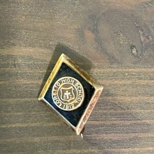 Vintage Loretto high school 1812 pin silver